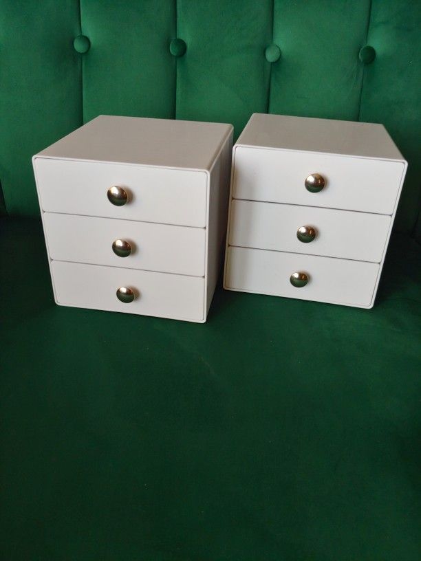 2x Plastic Drawer Organizer