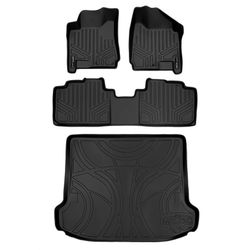 Smartliners Black Car Floor Mats fits 2010-2016 Cadillac SRX