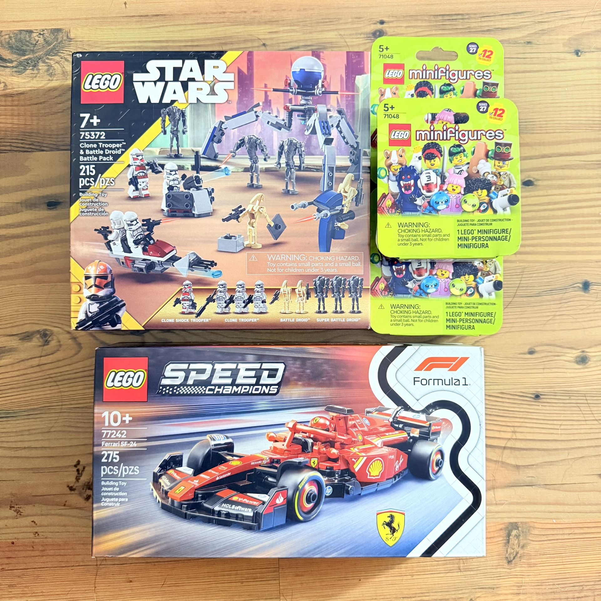 Lego Starwars / Champion F1 Bundle Lot (5)