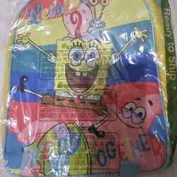 Brand new spongebob backpack is good for preschool or kindergarten.