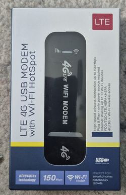 4G LTE USB Wi-Fi Hotspot Modem – Open Box – Works w/ SIM – GSM Unlocked