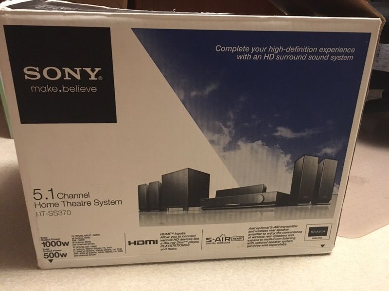 Sony 5.1 Channel Surround Sound Home Theatre System