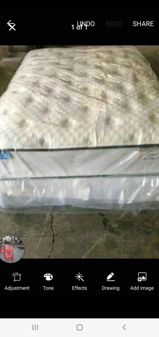 queen size new thick bed can deliver