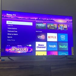 Roku Smart TV – 55-Inch Select Series, 4K HDR TV – Roku TV with Enhanced Voice Remote – Flat Screen LED Television with Wi-Fi for Streaming Live Local