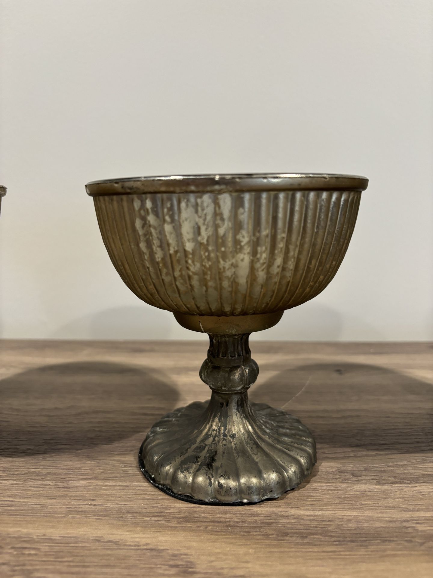 Antique Gold Glass Vases