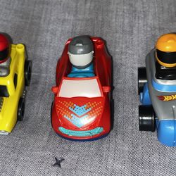 Fisher Price Little People Wheelies Race Car Set
