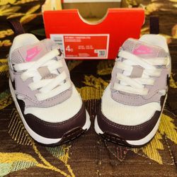 TODDLER GIRLS NIKE AIR MAX I EASYON STRETCH LACE CASUAL SHOES