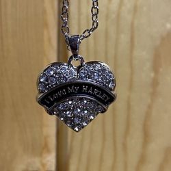 Brand New I Love My Harley Necklace 