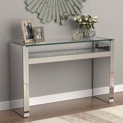 Glamorous Console Table with Shelf ONLY $575- SALE! Best Deal!