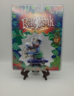 Rat Fink Die Cast With Figure (Vintage) 