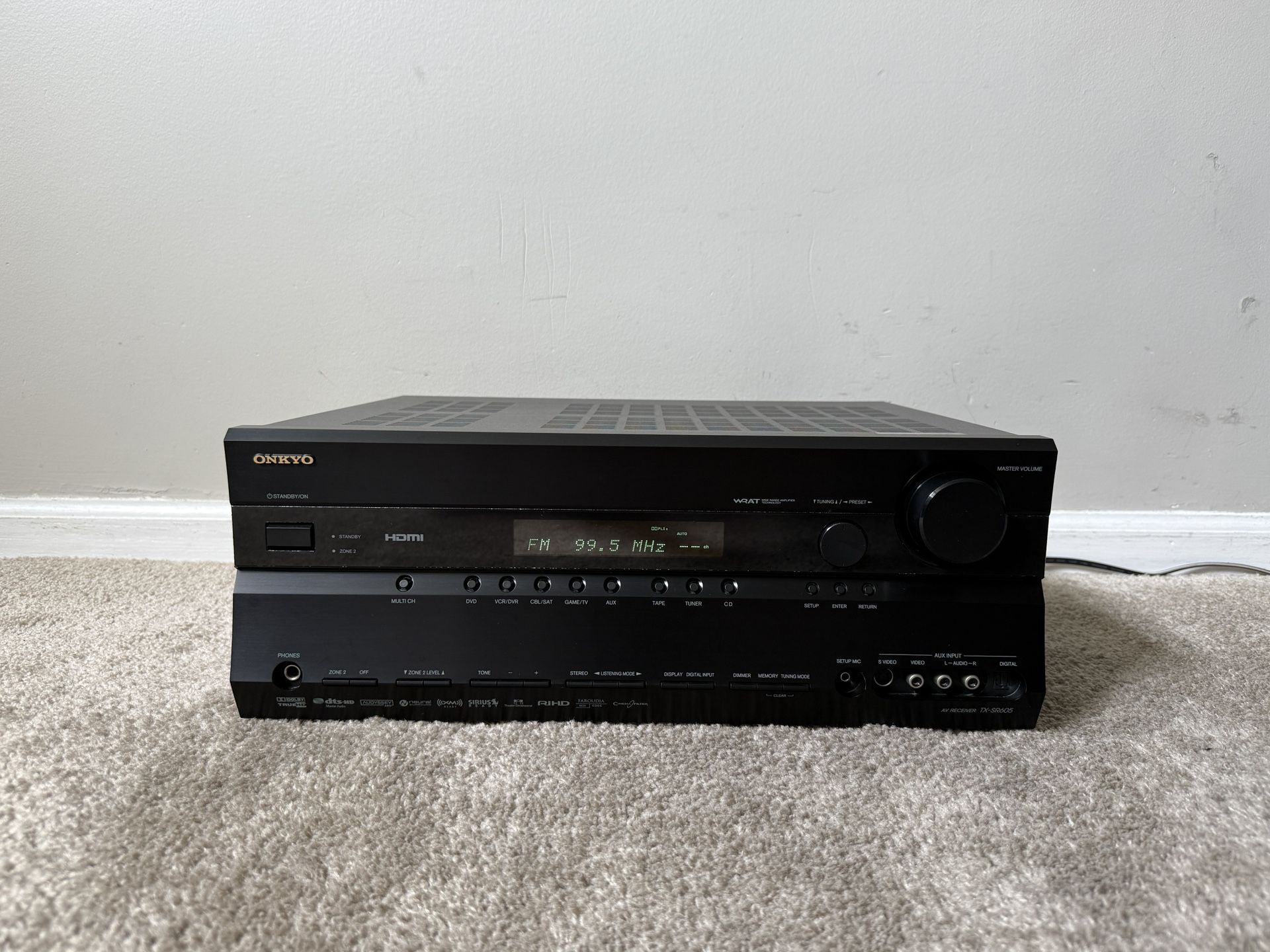 Onkyo TX-SR605 7.1 Home Theater Surround Receiver 