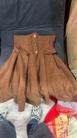 SHEIN Brown corset skirt