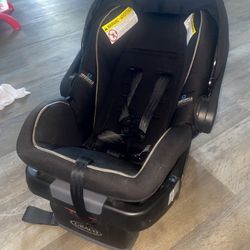 Infant Car Seat, Base And Stroller 