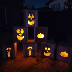 Halloween Lanterns With Light
