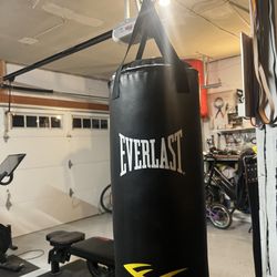 Punching Bag + Gloves Combo