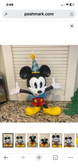 Disney Mickey Mouse 90th  Birthday Anniversary Cup with Straw