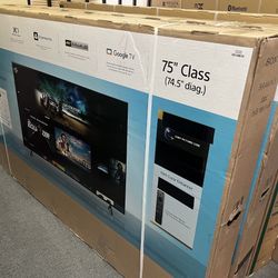 75” Sony Bravia 4K Smart Google Tv 