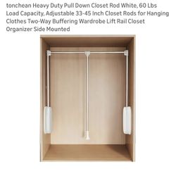 Pull Down Closet Rod