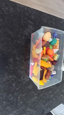Play Food Toy Set in Storage Box