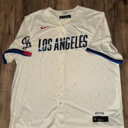 New Men’s Size 2XL Nike LA Dodgers City Connect Jersey 