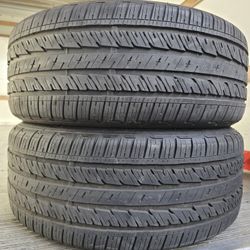 (2) 225 40 19 Bridgestone Run Flat Tires 