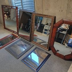Various Living Room Mirrors Framed 