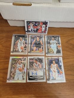 Wembanyama,   harper and bryant rookies with Harrison Ingram rookie great rookie for SPURS.  REFRACTOR and inserts