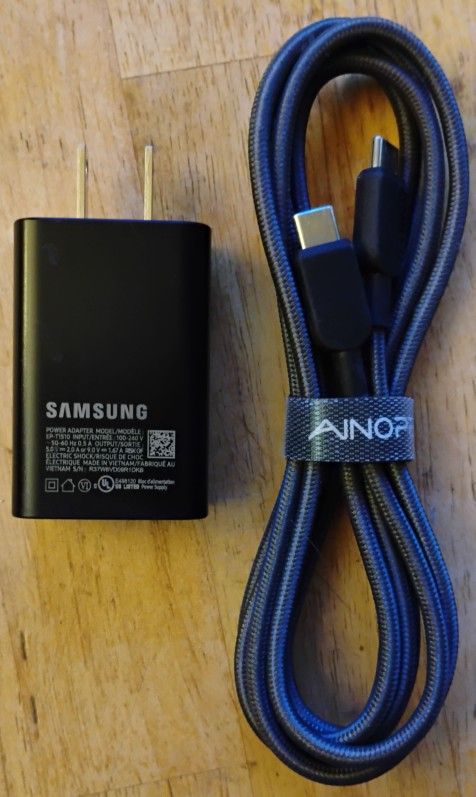Samsung 25w USB-C Fast Charging Set In Like New Condition And Working Perfectly