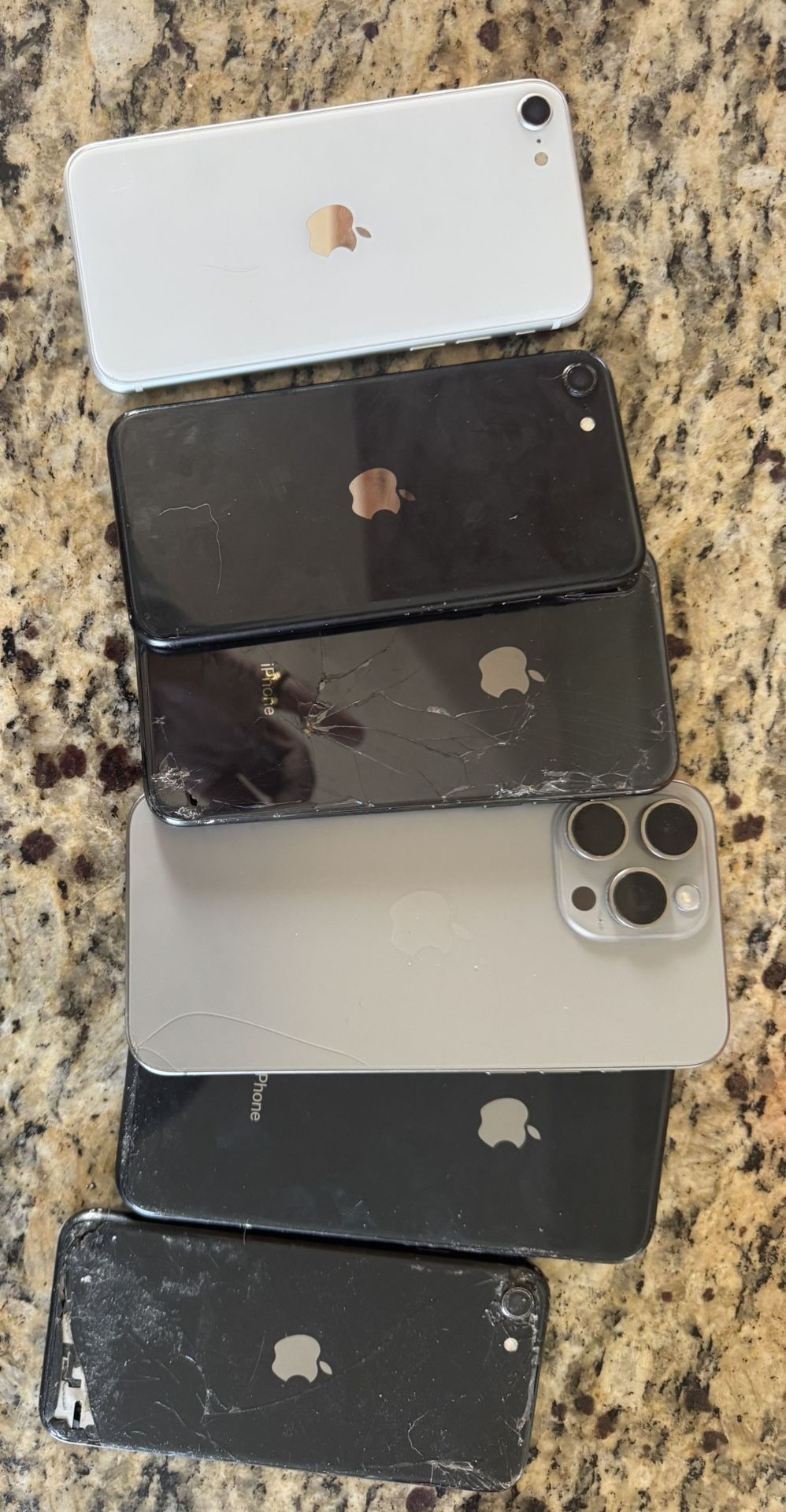 6 Broken IPhones