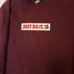 Nike crop top sweatshirt