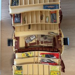 Fishing Tackle Box w/ Accessories 