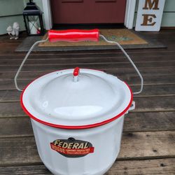 Vintage Federal Vogue Combinet Diaper Pail