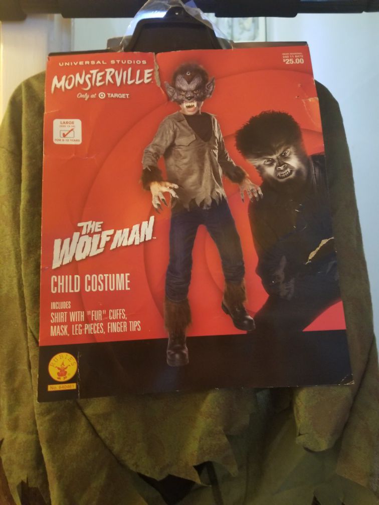 Brand new boy's Halloween costume "wolfman"