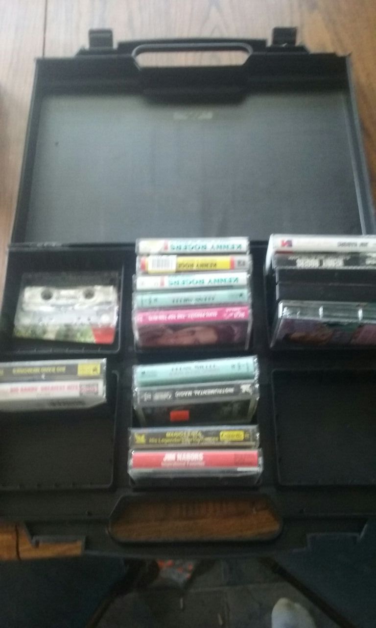 Cassette tapes with case