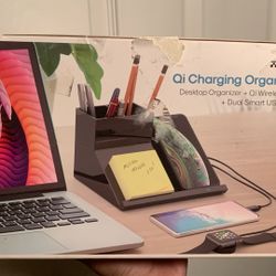 Qi Charging Organizer Desktop Organizer 