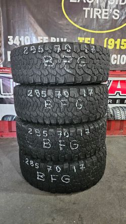 285 70 17 SET 4 BF.GOODRICH INST. POR 480