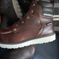wolverine wedge boots , 
