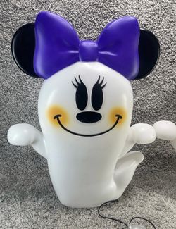 Disney 2 ft Disney LED Lighted Stylized Minnie Mouse Ghost Halloween Blow Mold