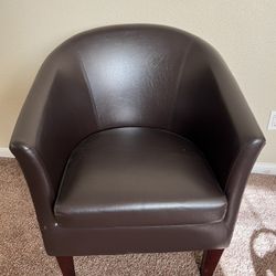 Accent Chair Leather. 