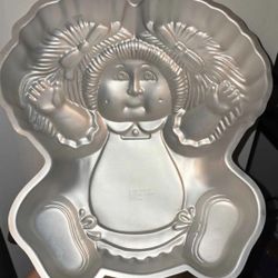 Vintage 1984 Wilton Cabbage Patch Kids Cake Pan Birthday Surprise Doll