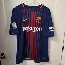 Nike FC Barcelona 2017-2018 Lionel Messi #10 Home Jersey