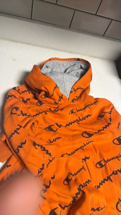 Champion orange hoodie
