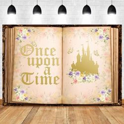 Once Upon A Time Polyester Backdrop 7x5 Ft