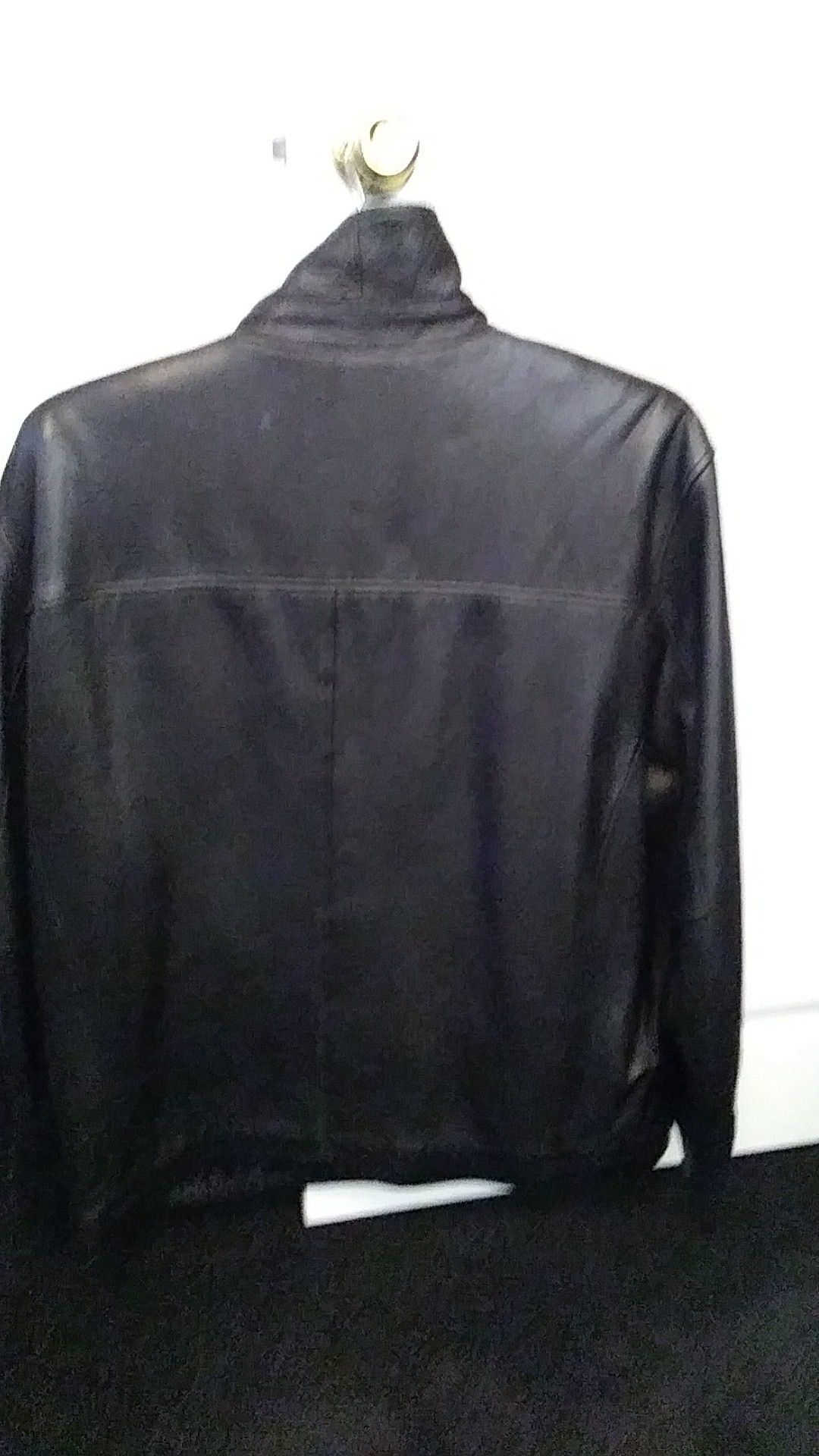 Mens Black Leather Jacket