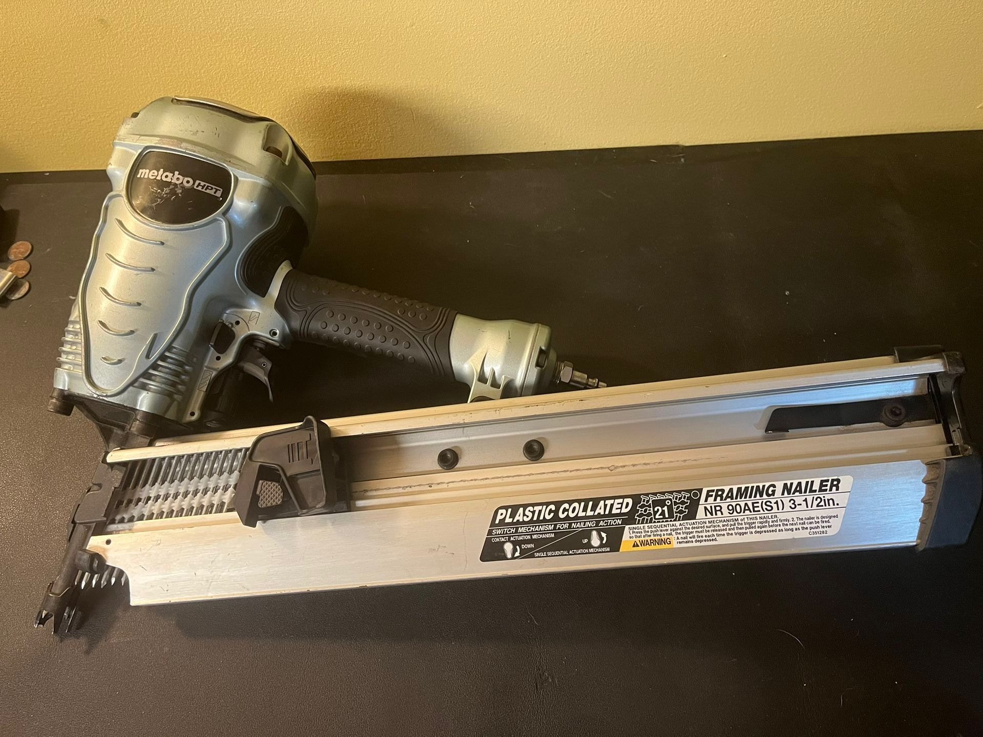 Metabo HPT Framing Nail Gun NR 90AE(S1)