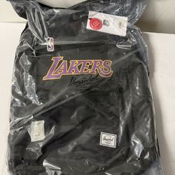 Herschel Supply Co. Los Angeles Lakers Black/Purple Backpack New NWT