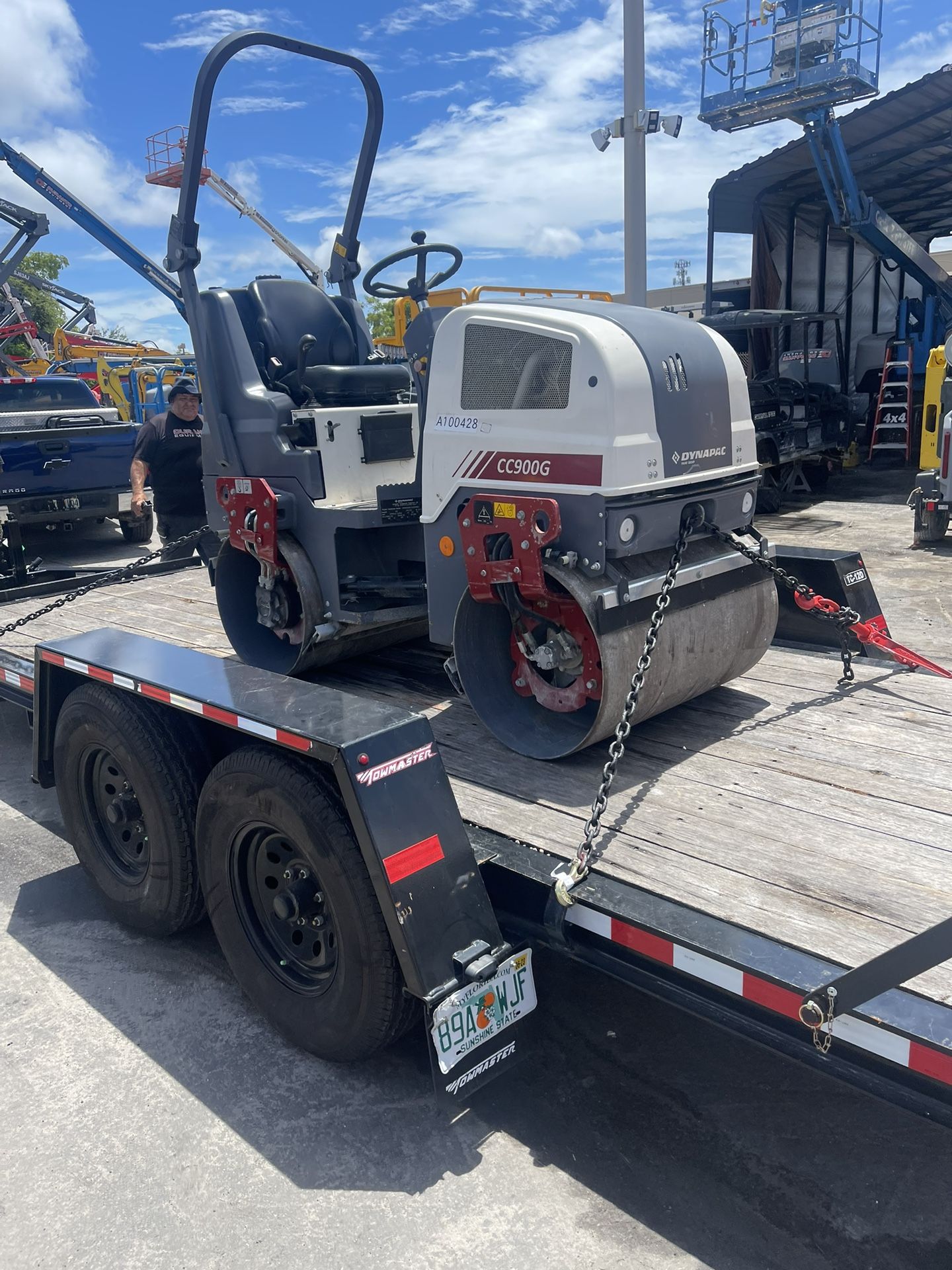 Commercial roller and 24ft Trailer