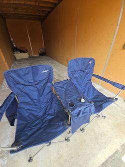 Double  folding chair