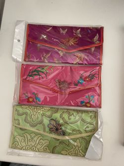 Wallets Chinese Silk Design 