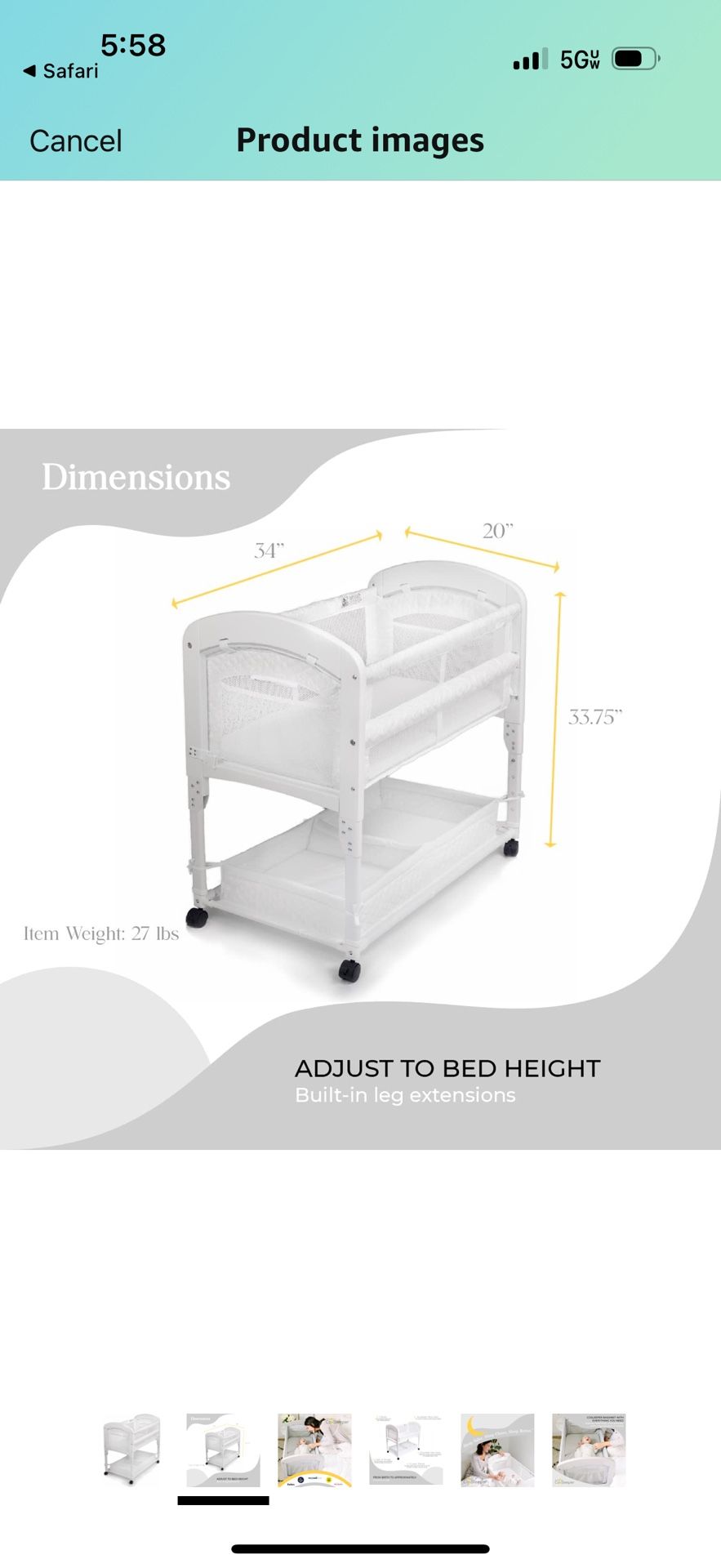 Arms Reach Co sleeper